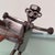 Industrial Folk Art Steampunk Welded Metal Stork and Baby Figurine For Sale - Image 3 of 13