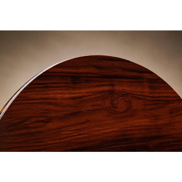 Brazilian Modern Rosewood Round Dining Table by Celina Decorações, 1960s For Sale In New York - Image 6 of 16