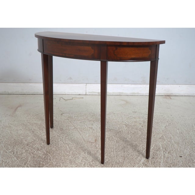 Maitland - Smith Maitland Smith no.8122-34 Mahogany Console Table For Sale - Image 4 of 12