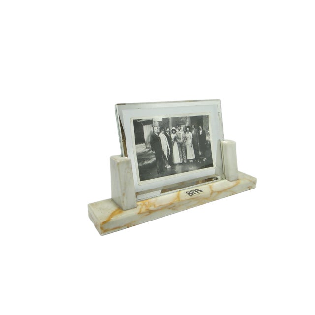 Art Deco Stone Frame, Belgium, 1930s, in Very Good conditions. Designed 1920 to 1949