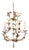 Mid 20th Century French Gilt Metal Maison Charles Inspired Five-Light Chandelier with Foliage For Sale