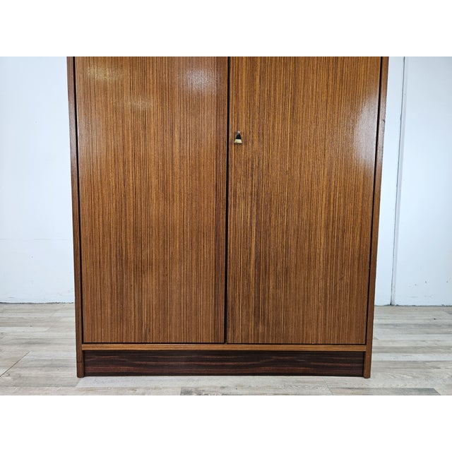 Mid-Century Veneered Wardrobe with Two Doors, 1960 For Sale - Image 6 of 18