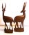 Mid-Century Kamba Wood Carving Pair Standing Gazelle/Antelope Figurines VTG / 2 Excellent vintage condition. These pieces...