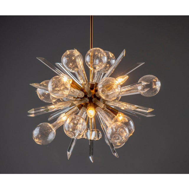 Explose Chandelier by René Roubíček, Former Czechoslovakia, 1960s-1970s For Sale - Image 6 of 13