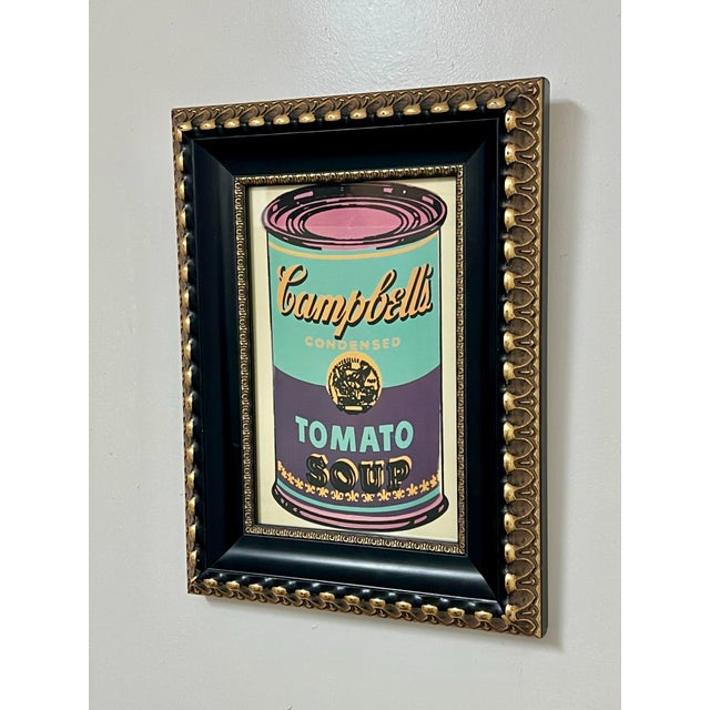 Vintage Custom Framed Pop Art Print 2014 Andy Warhol Foundation for Visual Arts - Campbell's Soup Can 1965 For Sale In Atlanta - Image 6 of 9