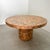 Vintage 1970s Mid Century Modern Round Cork Dining Table – Burlwood For Sale - Image 10 of 11