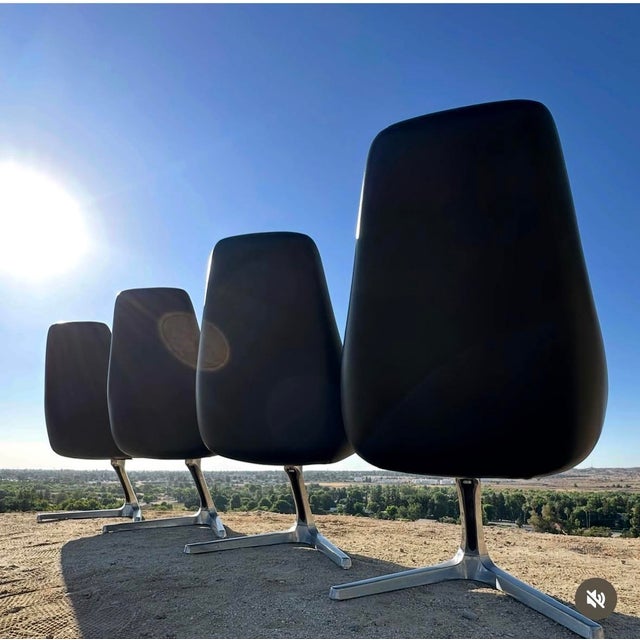 Modern Mid Century Sculpta Chairs by Vladimir Kagan- Set of 4 For Sale - Image 3 of 5