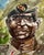 Original watercolor portrait on 100% cotton archival paper of this brave army chaplain in South Sudan, the youngest...