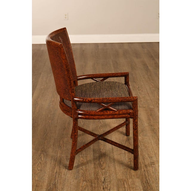 Ficks Reed Set of Four Woven Rattan Dining Chairs For Sale - Image 17 of 18