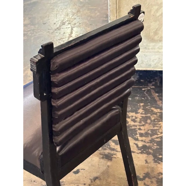 Early 20th Century Early 20th Century Chinese Lacquered Chair For Sale - Image 5 of 6