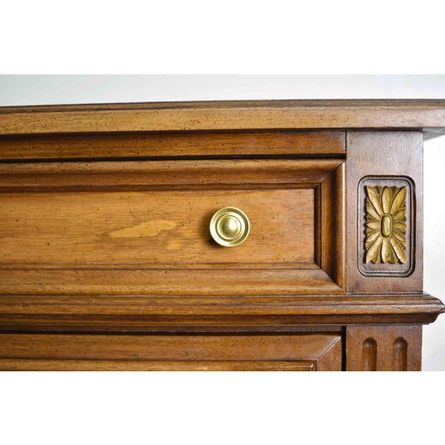 Mid 20th Century Transitional Lowboy Dresser by White Furniture For Sale - Image 13 of 14