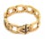 Contemporary Wide Oval 14k Yellow Gold Link Bracelet For Sale - Image 3 of 5