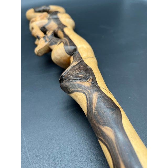 Vintage Walking Stick in Ebony For Sale - Image 10 of 11