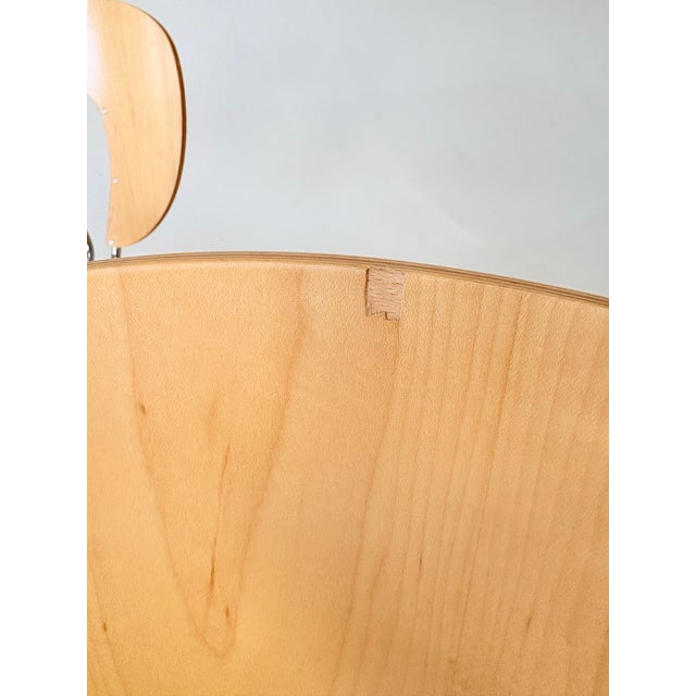 Jesús Gasca for Stua "Globus" Modern Molded Wood & Chrome Stackable Dining Chairs - Set of 8 For Sale - Image 14 of 14