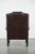 English Brown Cowhide Chesterfield Armchair For Sale - Image 4 of 13