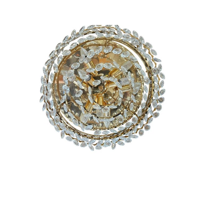 Hollywood Regency German Ceiling Light from Palwa, 1970s For Sale - Image 4 of 9
