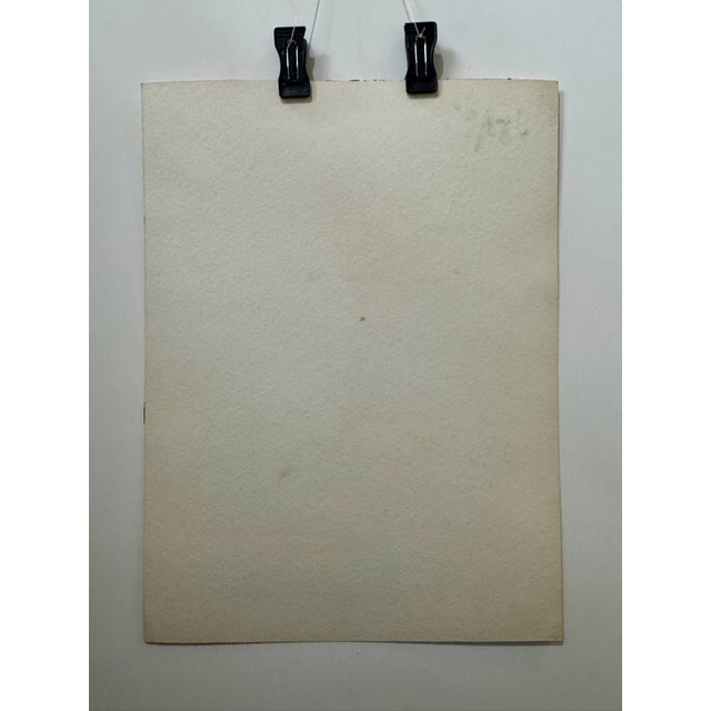 Henry Emil Salloch Original Watercolor on Paper Lac Ste Anne, Alberta, Canada. 1950. For Sale In Atlanta - Image 6 of 7