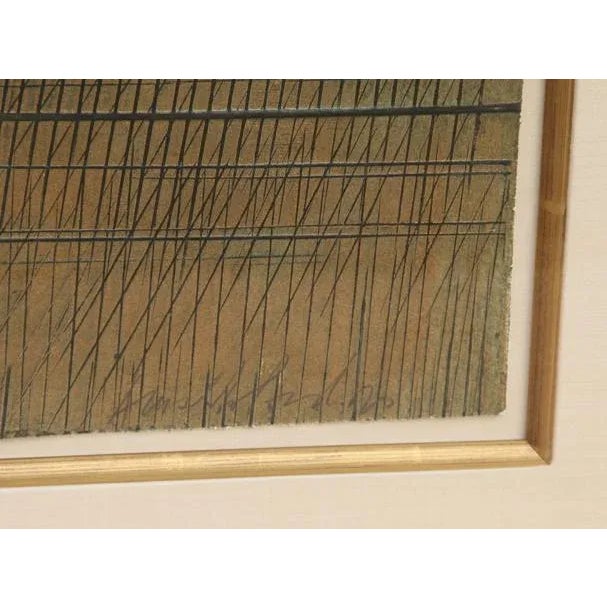 Artist: Arnaldo Pomodoro Title: Untitled - I Year: 1970 Medium: Etching, signed and numbered in pencil Edition: 68/90...