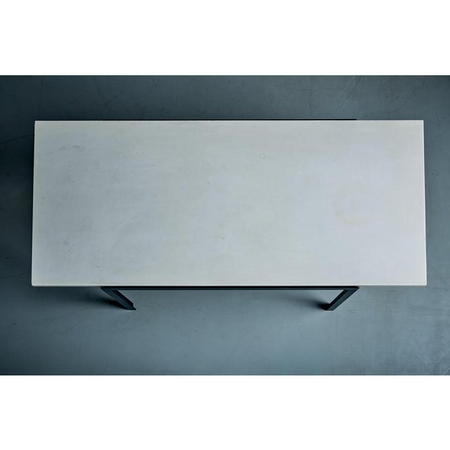 T-Angle Coffee Table with Marble Top from Knoll International, 1960s For Sale - Image 9 of 11