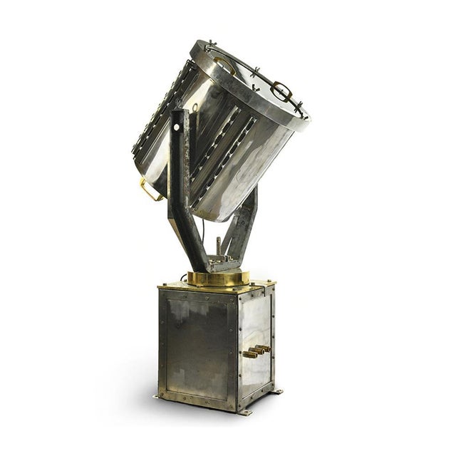 Vintage Boat Spotlight in Chromed Metal | Chairish