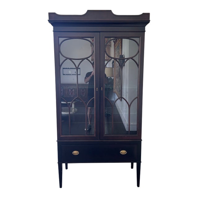 Winterthur Hickory Chair Bella Display Cabinet For Sale