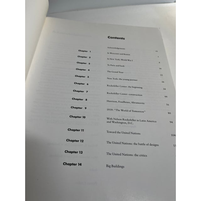 1989 Wallace Harrison Architect Book For Sale - Image 4 of 12