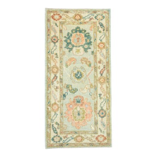 Turkish Oushak Rug 2'4" x 4'10" #20122 For Sale