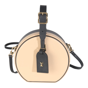 Black Beige Calfskin Petite Boite Chapeau