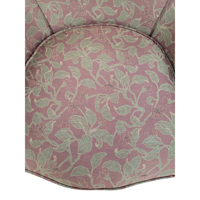 Vintage French Louis XV Style Carved Wood Bergère Accent Armchair For Sale - Image 10 of 14