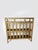Tan Vintage Bamboo Wicker Display Shelves, 1970 For Sale - Image 8 of 13