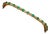 Late 20th Century Certified Natural 4.90Cts vs F Diamond Emerald 18k Solid Gold Tennis Bracelet For Sale