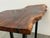 Walnut Live Edge Wood Slab Side Table For Sale - Image 11 of 12