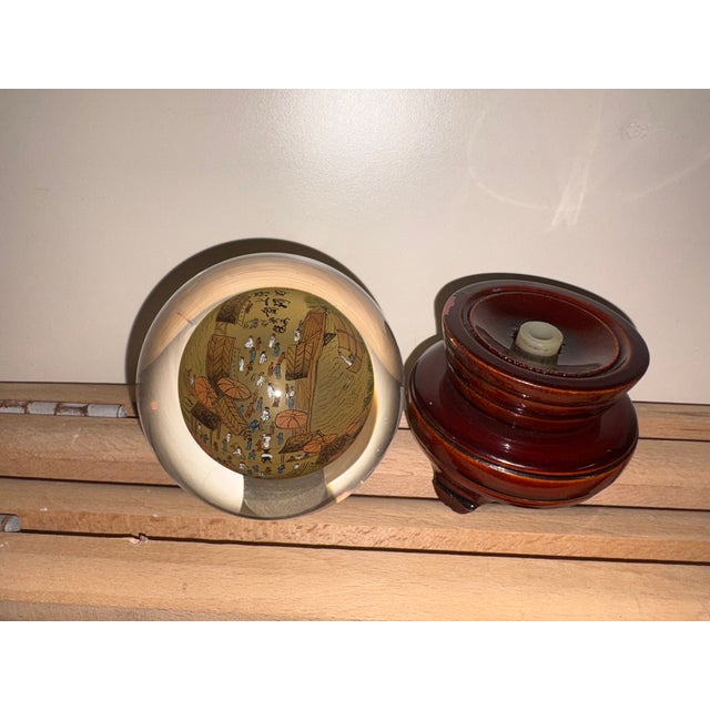 Vintage Asian Globe, 1950 For Sale - Image 6 of 8