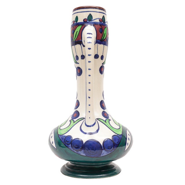 Ceramic Art Nouveau Vases, 1890s, Set of 2 For Sale - Image 7 of 14