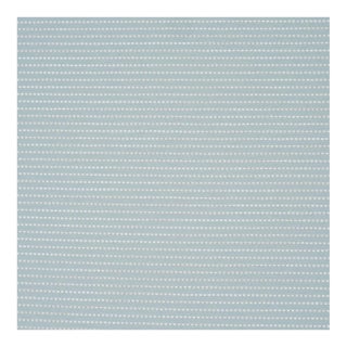 Sample - Schumacher Austen Performance Stripe Fabric In Sky For Sale