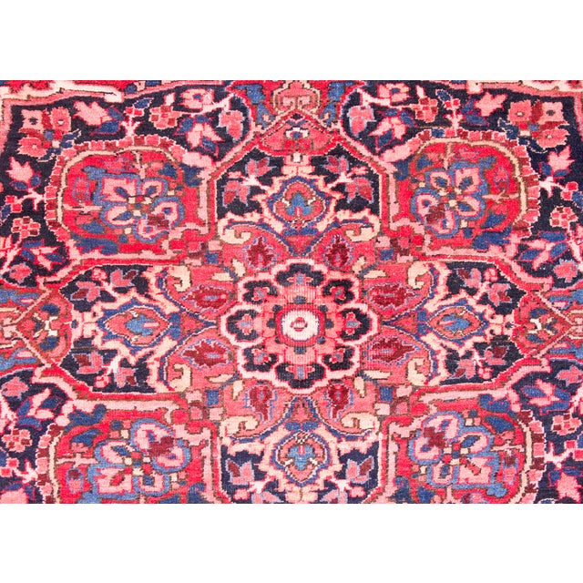 Mid 20th Century Persian Heriz Rug For Sale - Image 12 of 15