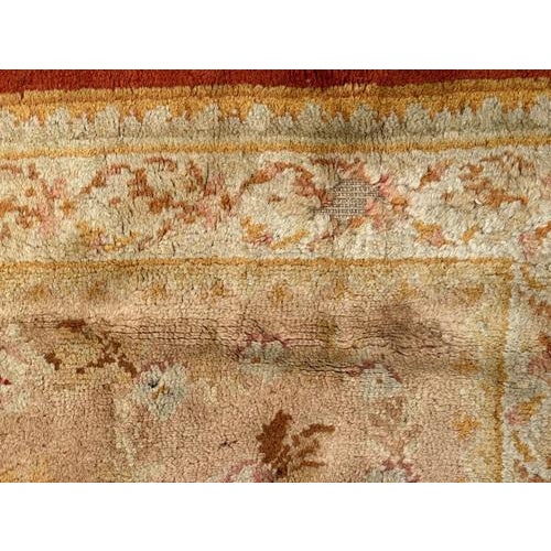 French Distressed Savonnerie Carpet, 1890s-1910s For Sale - Image 14 of 18