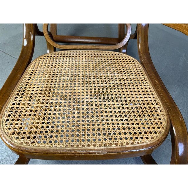 Vintage Thonet Rocking Chairs, 1960s For Sale - Image 4 of 13