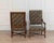 19th Century Pair of French Walnut Armchairs with X-Form Crossbars, Circa 1900 For Sale - Image 5 of 11