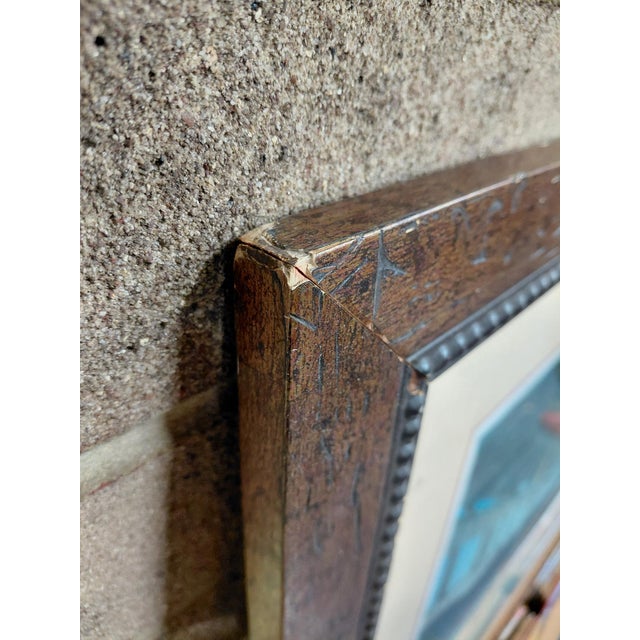 Framed Lithograph Signed Craig William "Sunrise Over Miss Burdette" For Sale - Image 10 of 18