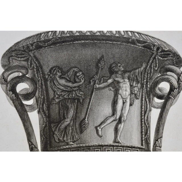18th Century Ancient Roman Medici Marble Vase: An 18th Century Etching by Piranesi, 1778 For Sale - Image 5 of 6