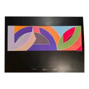 Frank Stella, Berggruen at Art Center, 1978, Rare Oversize Exhibition Poster