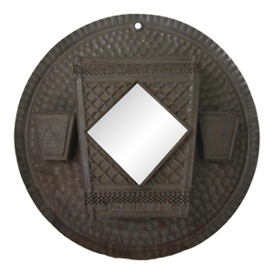 Vintage Mirrored Wall Matchstick Holder