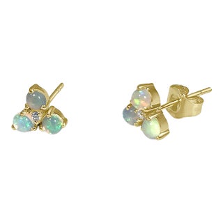 Opal Trilogy Earrings For Sale