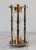 Vintage solid brass hour glass or sand timer featuring Roman numerals. No makers mark. Minor age wear.