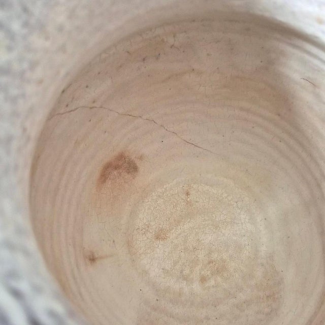 Ceramic Vintage Crackle Glaze Ceramic Vase from Accolay, 1960s For Sale - Image 7 of 14