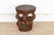 Handcarved Semi-Abstract Painted African Stool For Sale In Los Angeles - Image 6 of 9