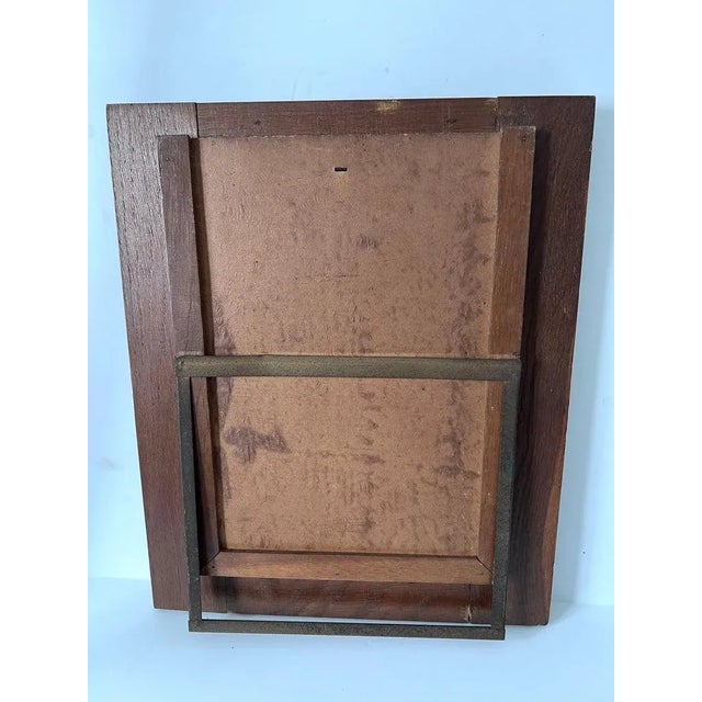 French Art Deco Wooden Picture Frame For Sale - Image 9 of 10