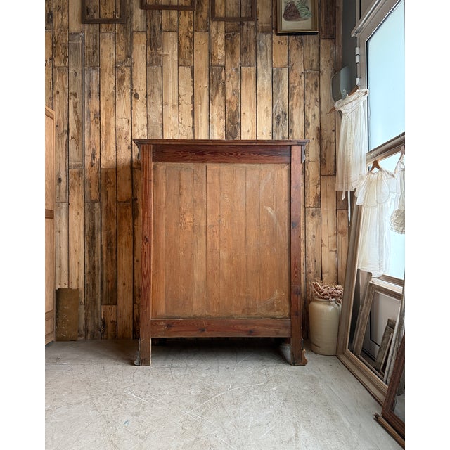Large Louis Philippe Sideboard in Pitch Pine, 1890s For Sale - Image 3 of 14
