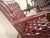 Vintage Georgian Style Burgundy Leather Gainsborough Armchairs Tufted Chesterfield For Sale - Image 10 of 13